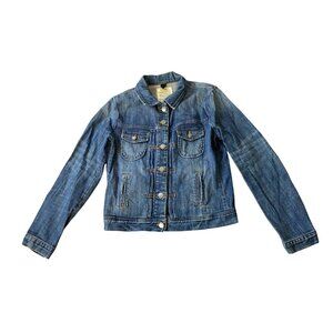 J.Crew Classic Blue Denim Jean Jacket Buttons up Small